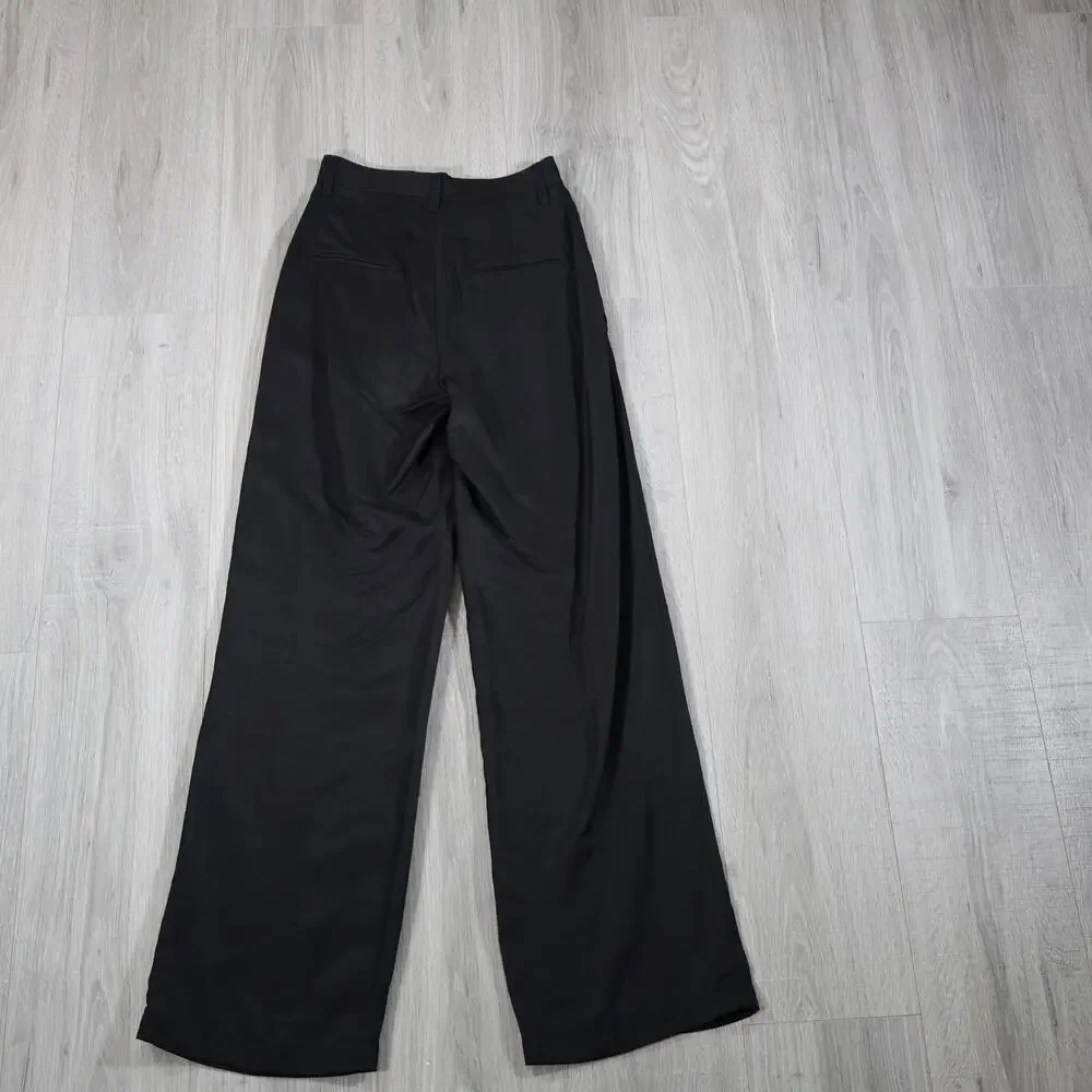 Anine Bing Carrie Trouser Pants in Black